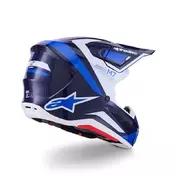 Alpinestars Sm7 Rise Мотошлем Blue White Синий