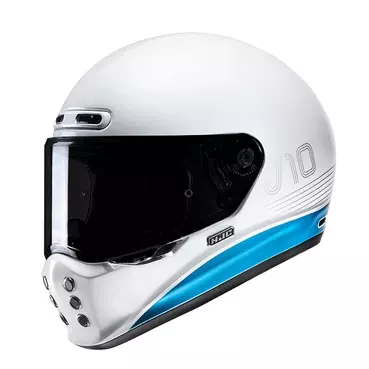 Hjc V10 Tami Мотошлем White Blue Белый