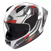 Nolan N60.6 Sport Corsa Мотошлем White Black Red Красный