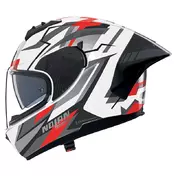 Nolan N60.6 Sport Corsa Мотошлем White Black Red Красный