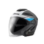 Blauer Jj-01 Мотошлем Titanium Matt Серый