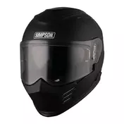 Simpson Venom 22.06 Мотошлем Black Matt Черный
