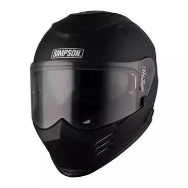 Simpson Venom 22.06 Мотошлем Black Matt Черный