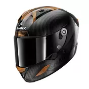 Shark Aeron Carbon Skin Мотошлем Black Brown Коричневый