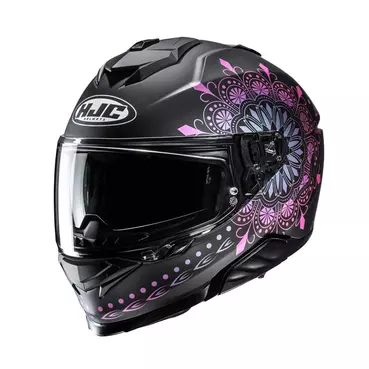 Hjc I71 Niel Мотошлем Black Pink Matt Розовый