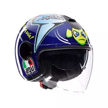 Agv Eteres E2206 Rossi Misano 2015 Мотошлем Синий
