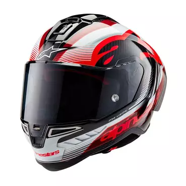 Alpinestars Supertech R10 Team Мотошлем Red Gloss Красный