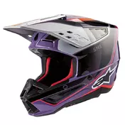 Alpinestars Sm5 2206 Sail Мотошлем Purple Фиолетовый