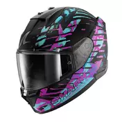 Shark D-skwal 3 Reptaia Mat Мотошлем Cameleon Black Черный