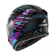 Shark D-skwal 3 Reptaia Mat Мотошлем Cameleon Black Черный