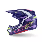 Alpinestars Sm7 2206 Deed Мотошлем Purple Pink Фиолетовый