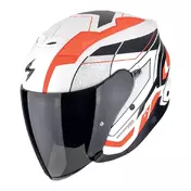 SCORPION EXO-Z1 Vue jethelm Matt White / Red / Black