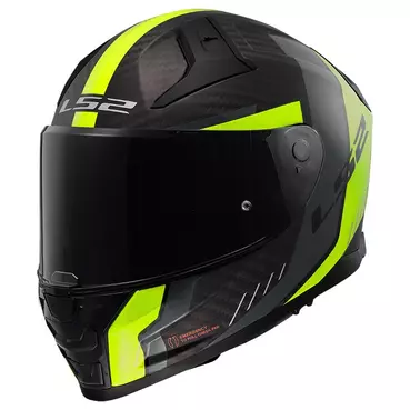 Ls2 Ff811 Vector 2 Carbon Grid Мотошлем Yellow Желтый