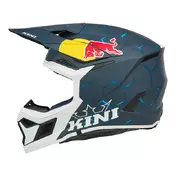 Kini Red Bull Mx3 Youth 1.0 Мотошлем Blue White Синий