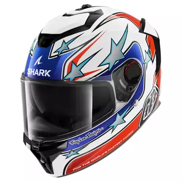 SHARK Spartan GT Pro Flagstaff integralhelm white / red / blue