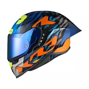 Nexx X.r3r Ziger Мотошлем Orange Blue Оранжевый
