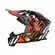 Acerbis Steel Carbon 2206 Мотошлем Black Orange Fluo Зеленый