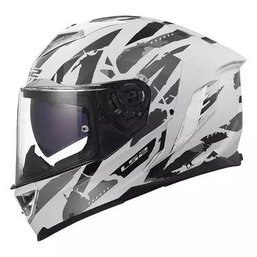 Ls2 Ff818 Storm 3 Kaos Мотошлем White Белый