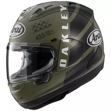 Arai Rx-7v Evo Oakley X Mvk Мотошлем Зеленый