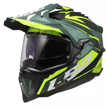 Ls2 Mx701 Explorer Spire Мотошлем Green Matt Зеленый
