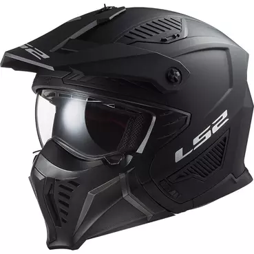 Ls2 Of606 Drifter Solid Мотошлем Black Matt Черный