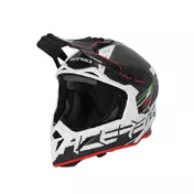 Acerbis Steel Carbon 2206 Мотошлем Black Red Красный