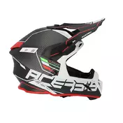 Acerbis Steel Carbon 2206 Мотошлем Black Red Красный