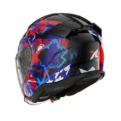 Shark Skwal Jet Pranz Мотошлем Blue Red Синий