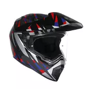 Agv Ax9 E2206 Carbon Steppa Мотошлем Red Blue Красный