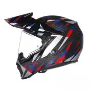 Agv Ax9 E2206 Carbon Steppa Мотошлем Red Blue Красный