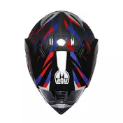 Agv Ax9 E2206 Carbon Steppa Мотошлем Red Blue Красный