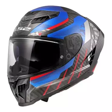 LS2 FF807 Dragon Trax integralhelm Красно-синий