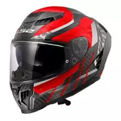LS2 FF807 Dragon Trax integralhelm Красный