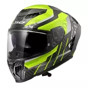 LS2 FF807 Dragon Trax integralhelm Hi-Vis Yellow