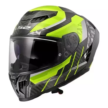 LS2 FF807 Dragon Trax integralhelm Hi-Vis Yellow