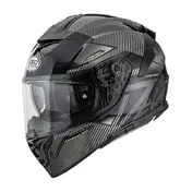Premier Devil Carbon 22.06 Mn 9 Мотошлем Black Красный