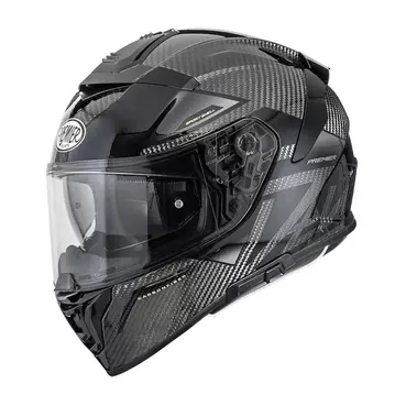 Premier Devil Carbon 22.06 Mn 9 Мотошлем Black Красный