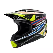 Alpinestars S-m3 Youth Wurx Мотошлем Black Yellow Черный