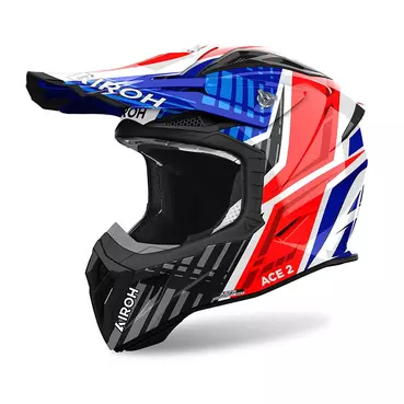 Airoh Aviator Ace 2 Proud Мотошлем Blue Red Синий