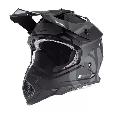 O Neal 2srs Slick Мотошлем Black Grey Черный