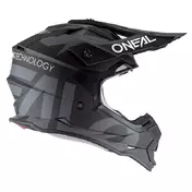 O Neal 2srs Slick Мотошлем Black Grey Черный