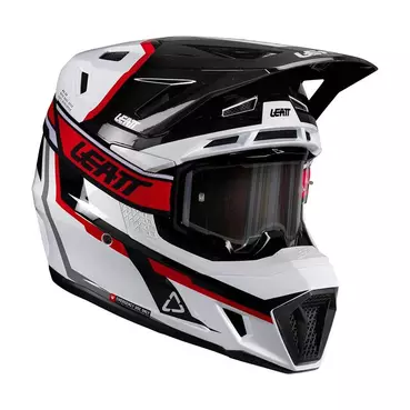 Leatt Moto 7.5 V26 Мотошлем Kit White Red Белый