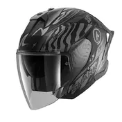 Shark Skwal Jet Cup Speed Fancy Mat Мотошлем Silver Черный