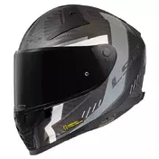 Ls2 Ff811 Vector 2 Carbon Grid Мотошлем Grey Серый