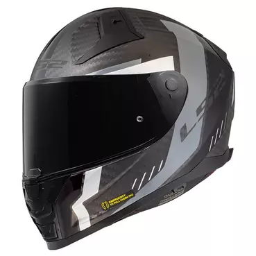 Ls2 Ff811 Vector 2 Carbon Grid Мотошлем Grey Серый
