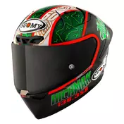 Suomy S1-xr Gp Carbon Hickman Replica 2024 Мотошлем Зеленый