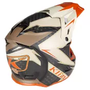 Klim F3 Carbon Мотошлем Lightning Peyote Коричневый