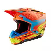 Alpinestars Sm5 2206 Action 2 Мотошлем Orange Оранжевый