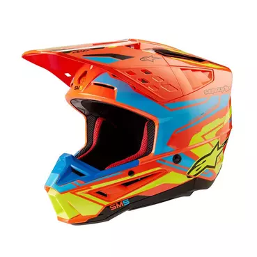 Alpinestars Sm5 2206 Action 2 Мотошлем Orange Оранжевый