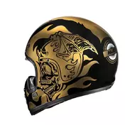 Hjc V60 Flame Мотошлем Gold Золотистый